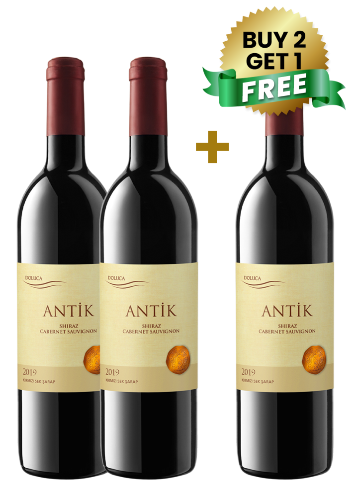 Doluca Antik Shiraz Cabernet Sauvignon 75cl (Buy 2 Get 1 Free)