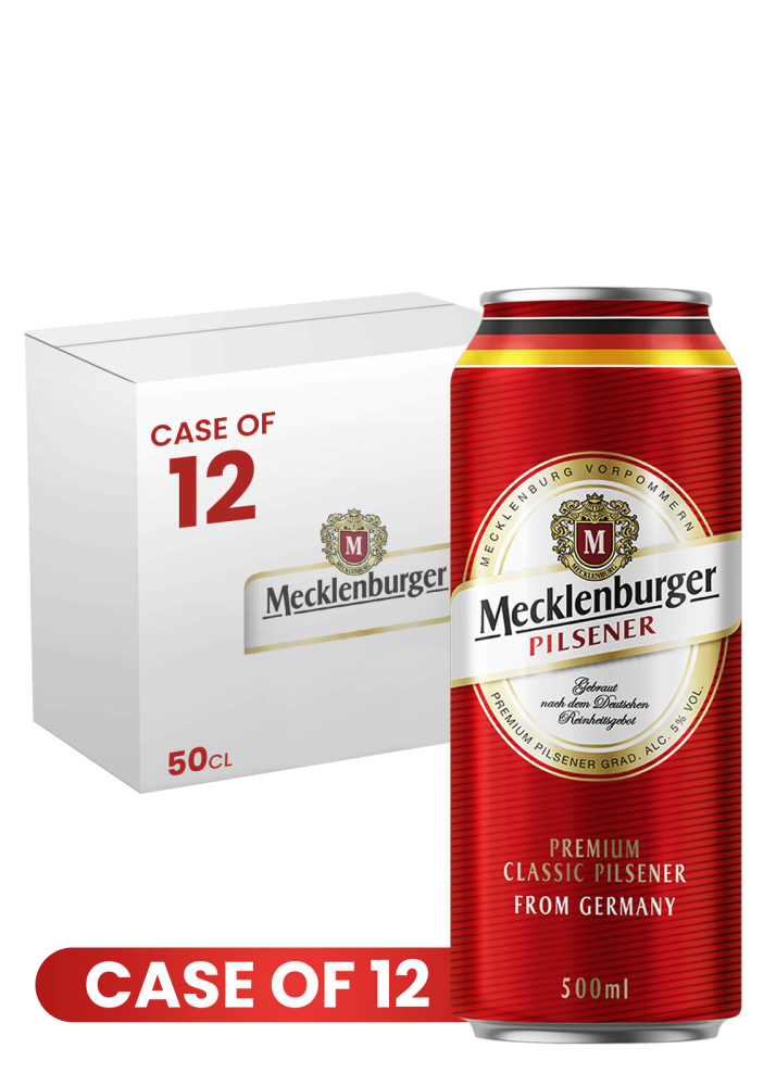 Mecklenburger Pilsener Can 50 CL X 12 Case