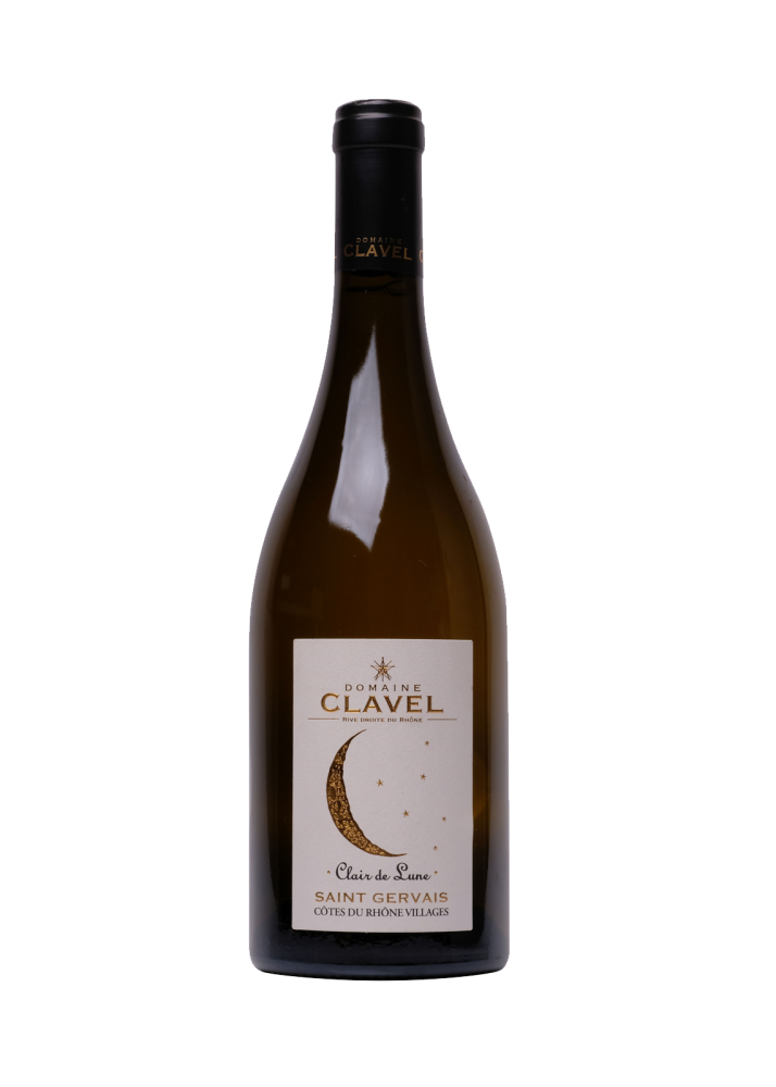 Domaine Clavel Clair De Lune Saint Gervais Cotes Du Rhone Villages White 75Cl