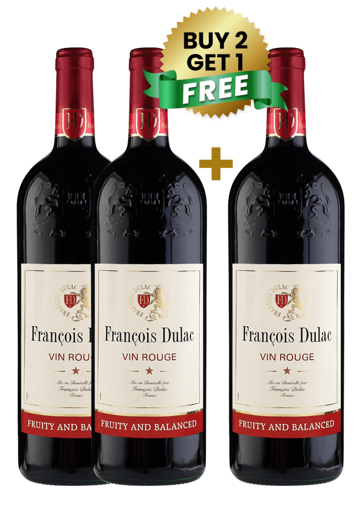 Francois Dulac Vin Rouge 1Lt (Buy 2 Get 1 Free)