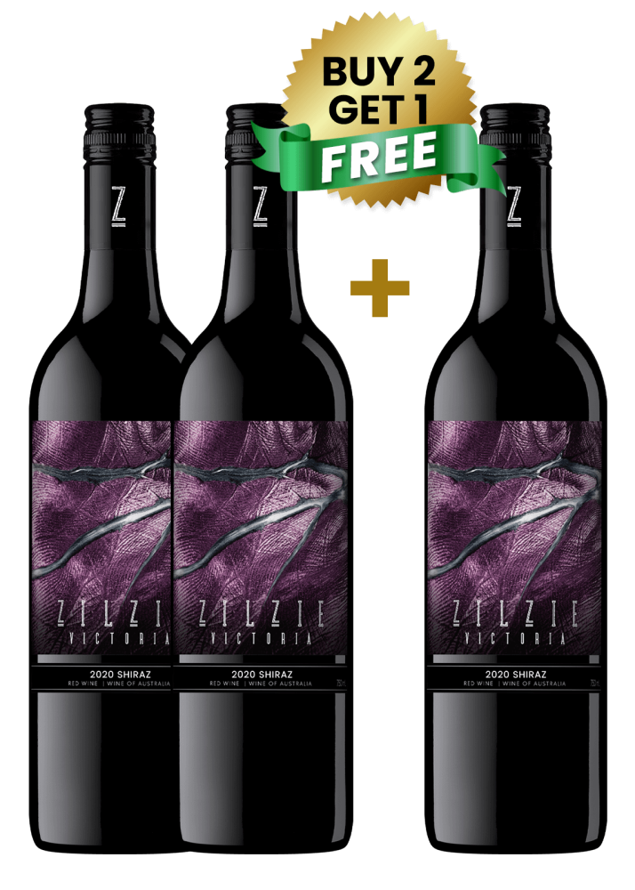 Zilzie Victoria Shiraz 75Cl (Buy 2 Get 1 Free)