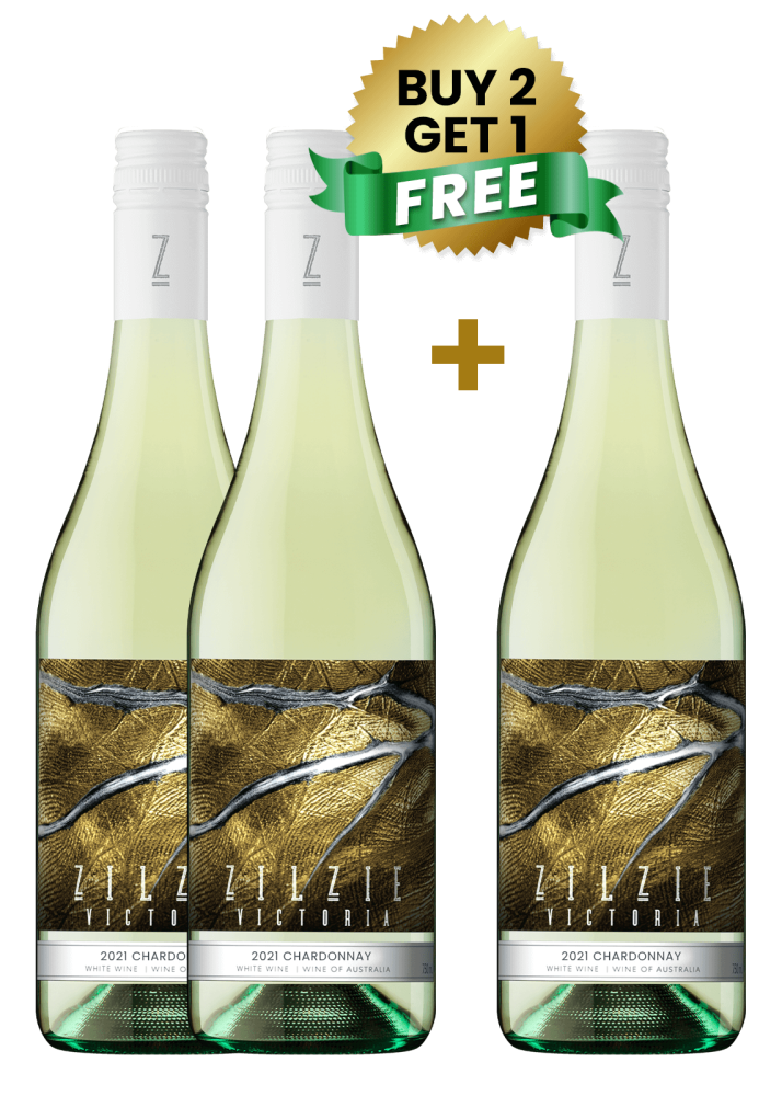 Zilzie Victoria Chardonnay 75cl (Buy 2 Get 1 Free)