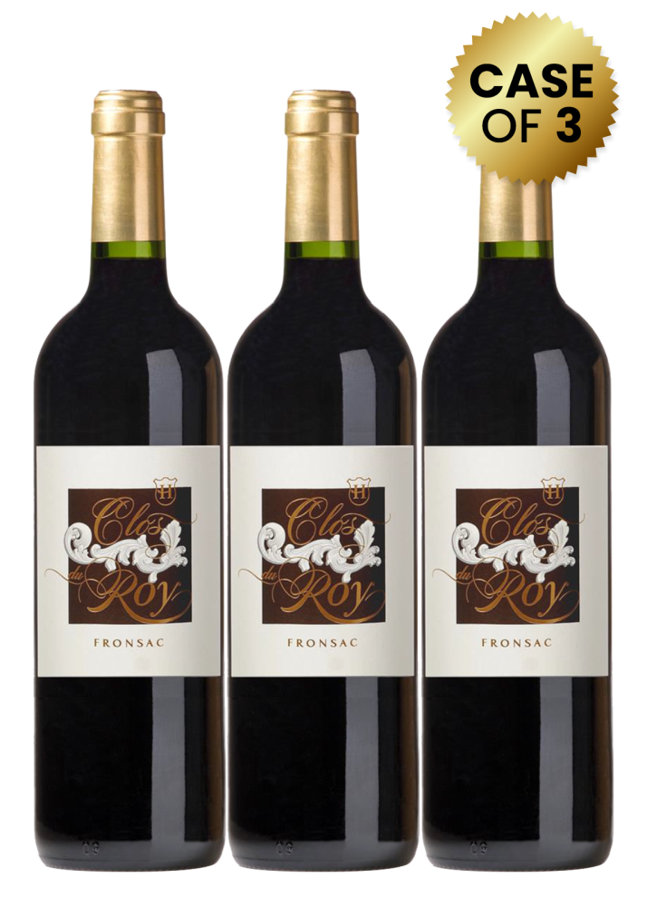 Clos Du Roy Fronsac 75Cl (Buy 3 Bottles Promo)