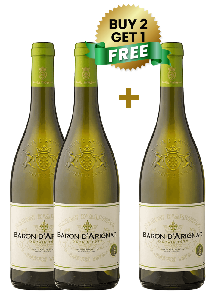 Baron D'Arignac White Wine 75Cl (Buy 2 Get 1 Free)