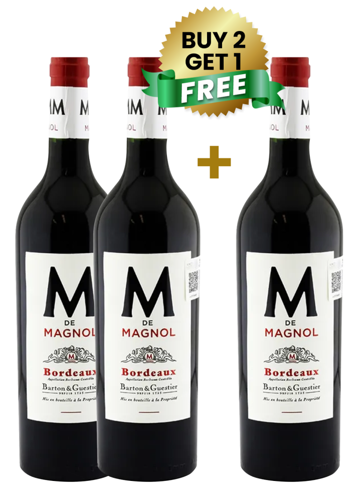 M De Magnol Bordeaux Merlot Cabernet Sauvignon 75Cl (Buy 2 Get 1 Free)