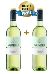 Weinbiet Riesling Classic 75cl (Buy 1 Get 1 Free)