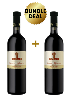 2 Btls Marani Saperavi -Cabernet Dry Red 75Cl Promo