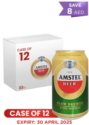 Amstel Regular Can 33 CL X 12 Case