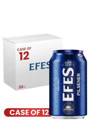 Efes Pilsener Can 33 CL X 12 Case