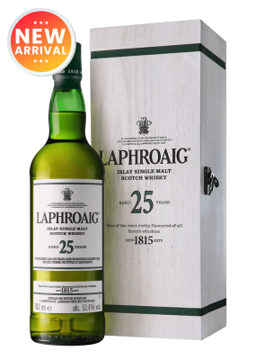 Laphroaig 25Yo Cask Strength Islay Single Malt Scotch Whisky 70Cl