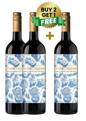 Unorthodox Kosher Merlot Cabernet Sauvignon 75Cl (Buy 2 Get 1 Free)