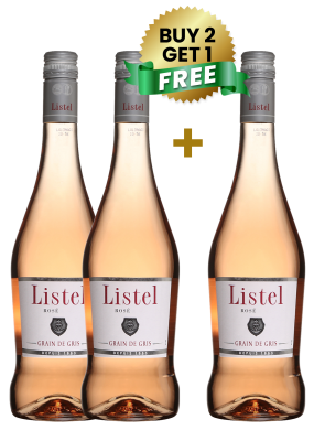 Listel Rose Grain De Gris 75 Cl (Buy 2 Get 1 Free)